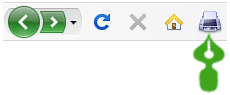 Druckbutton in der Symbolleiste